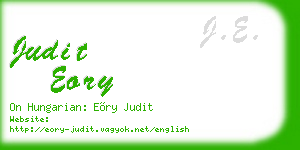 judit eory business card